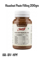 CAKE DECOR™ Chocoville Hazelnut Paste Filling (200gm) - Dessert decorating and topping - (SB-BV-HPF)