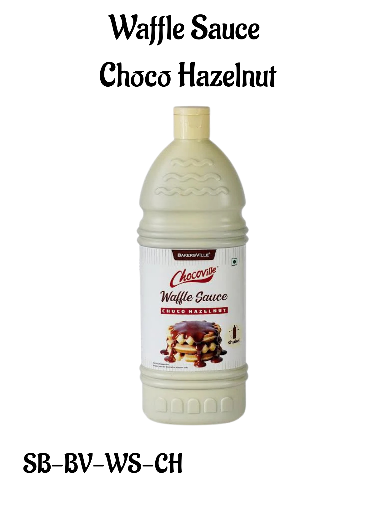 CAKE DECOR™ Chocoville Waffle Sauce Choco Hazelnut, 1 Kg (SB-BV-WS-CH)