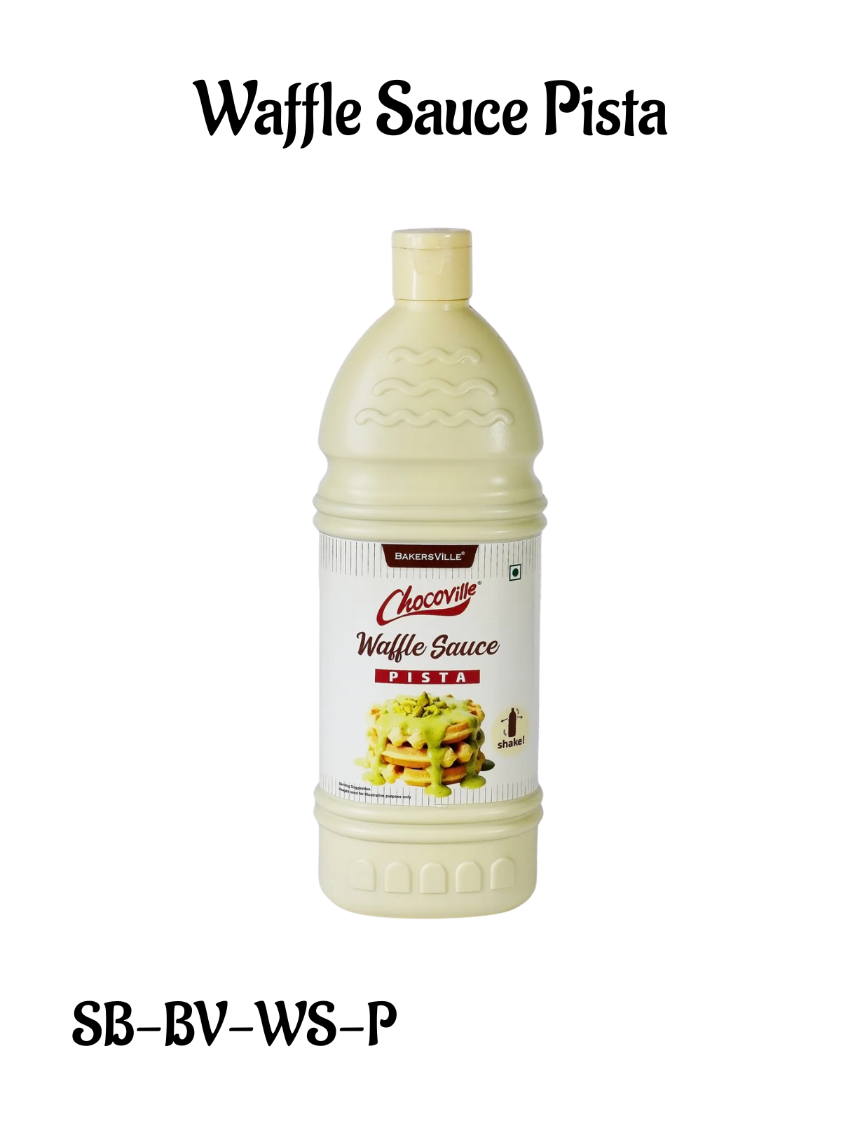 CAKE DECOR™ Chocoville Waffle Sauce Pista , 1 Kg (SB-BV-WS-P)