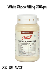 CAKE DECOR™ Chocoville White Choco Filling (200gm) - Dessert decorating and topping - (SB-BV-WCF)