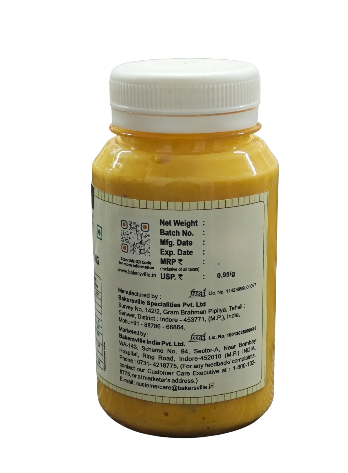 CAKE DECOR™ Chocoville Mango Infused Filling (200gm) - Dessert decorating and topping - (SB-BV-MIF)