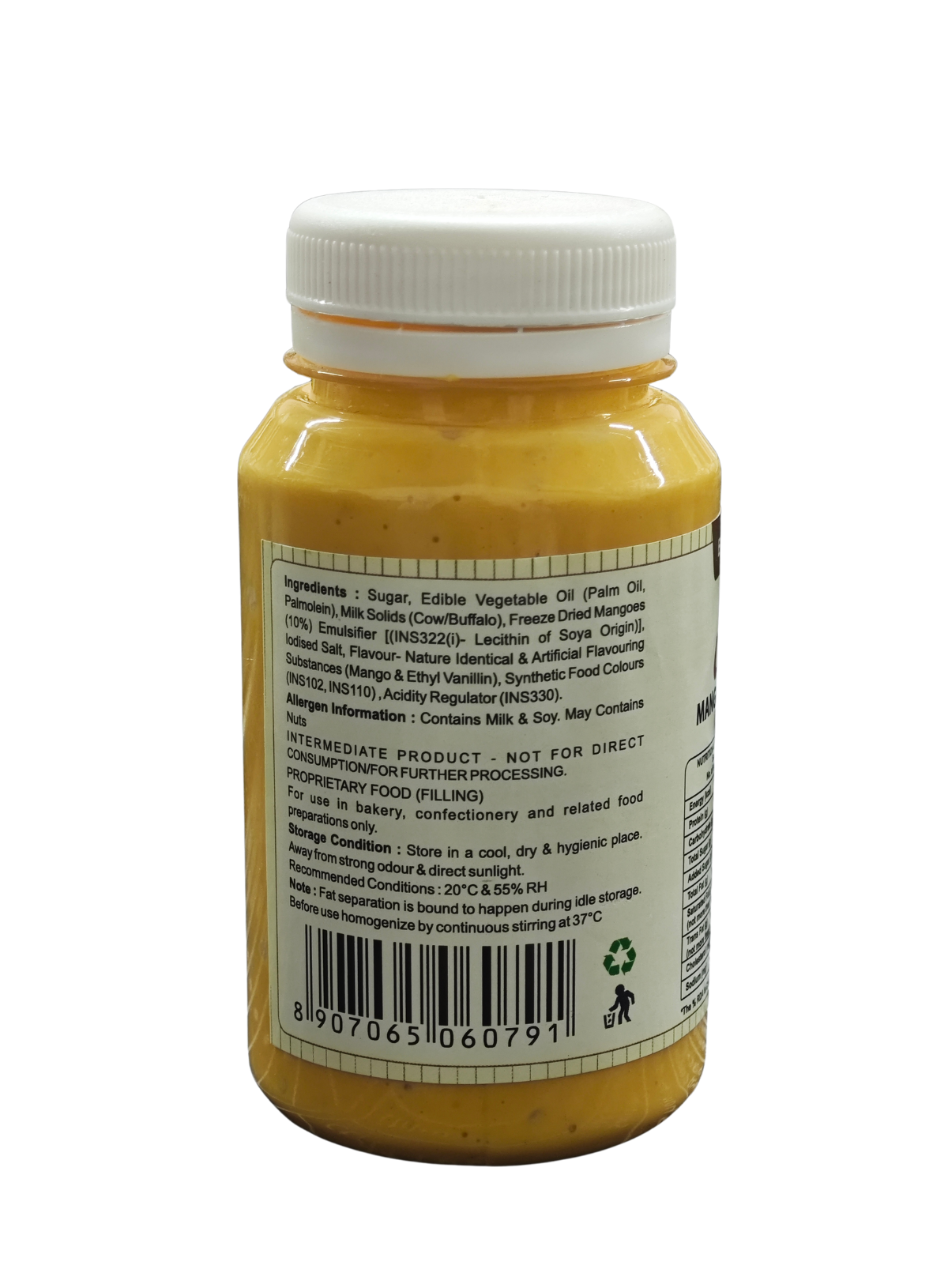 CAKE DECOR™ Chocoville Mango Infused Filling (200gm) - Dessert decorating and topping - (SB-BV-MIF)
