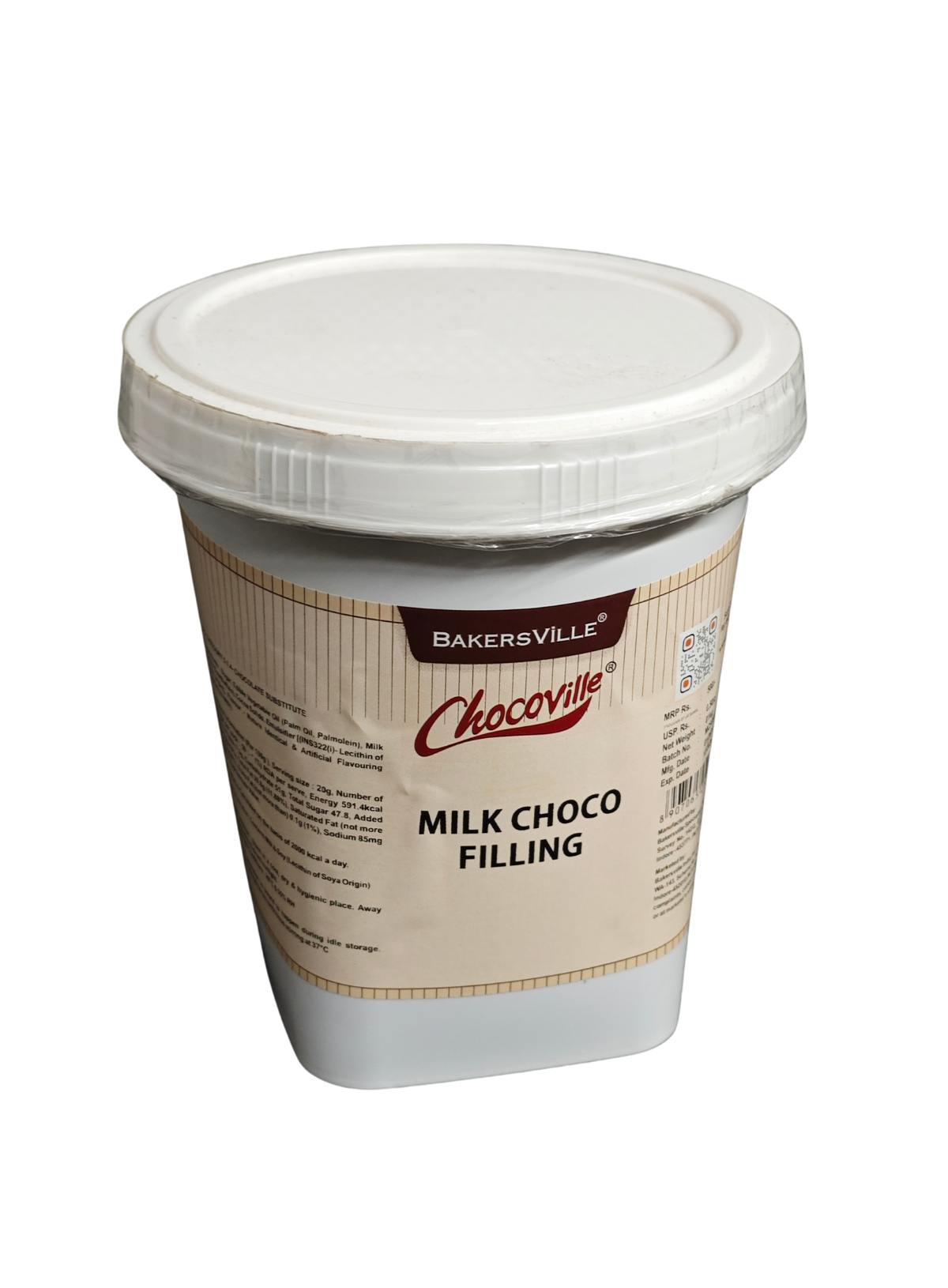 CAKE DECOR™ Chocoville Milk Choco Filling (1kg) - Dessert decorating and topping - (SB-BV-MC-1)