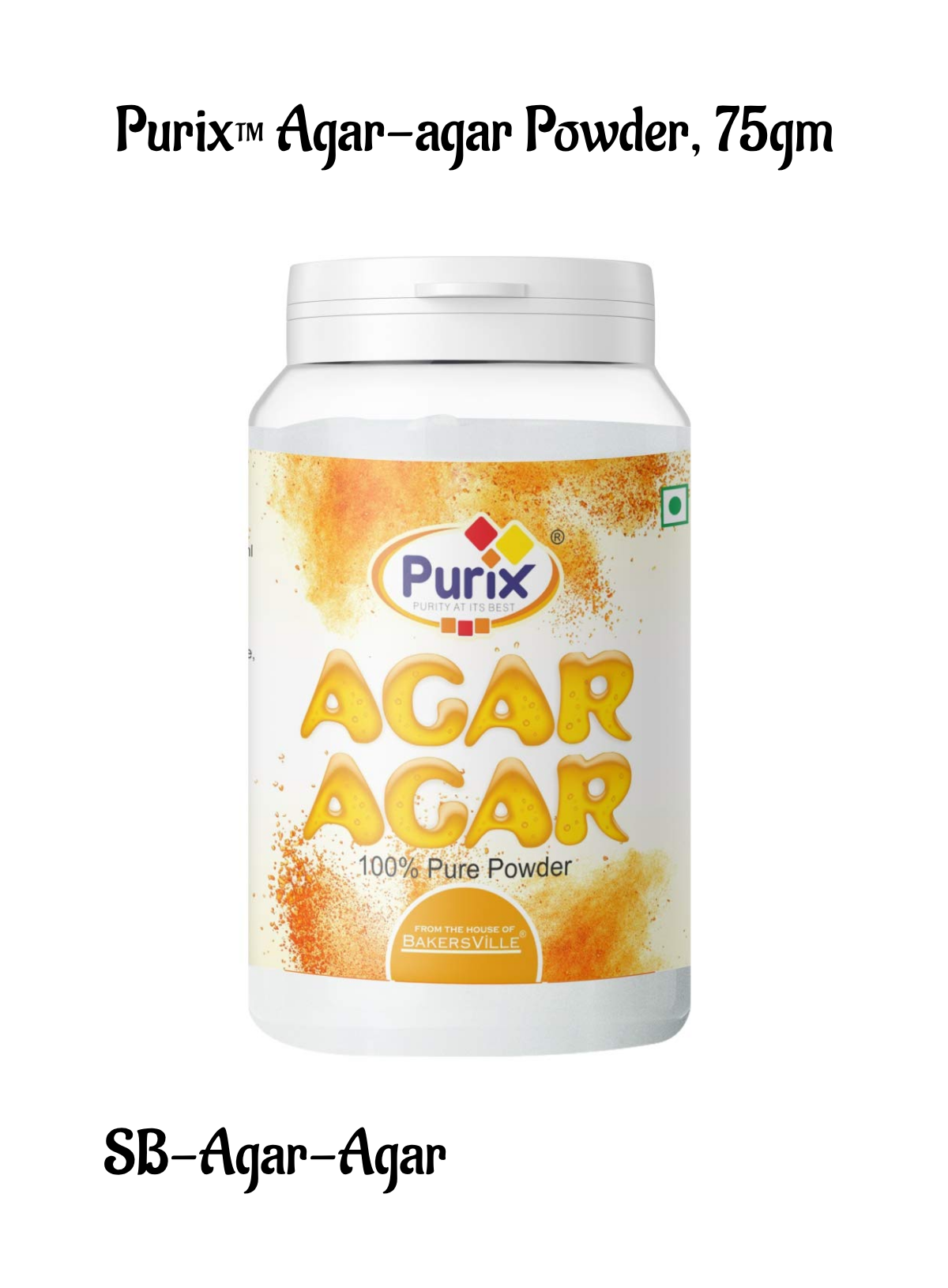 Purix™ Agar-agar Powder, 75gm(SB-Agar-Agar)