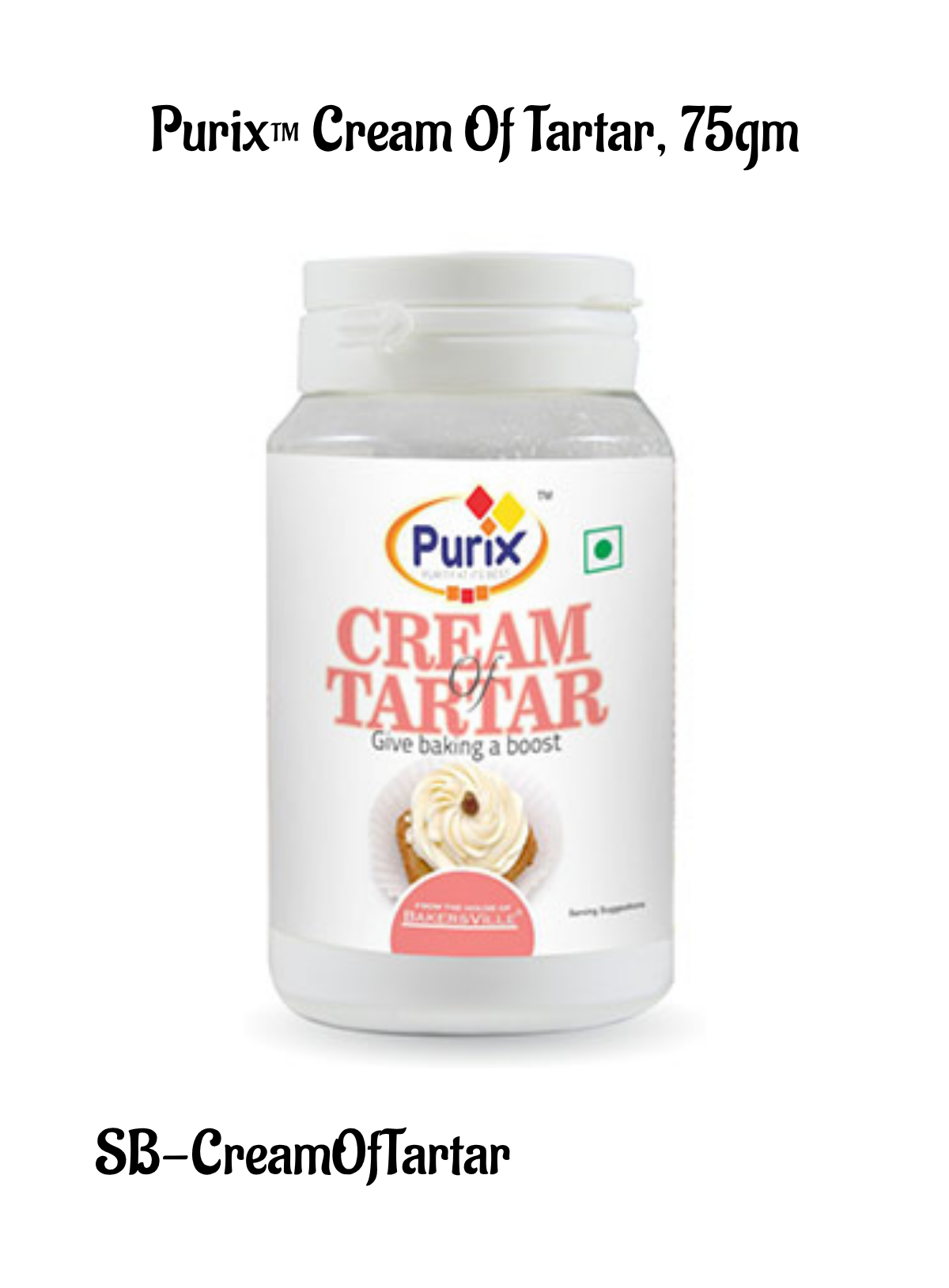 Purix Cream Of Tartar, 75gm(SB-CreamOfTartar)