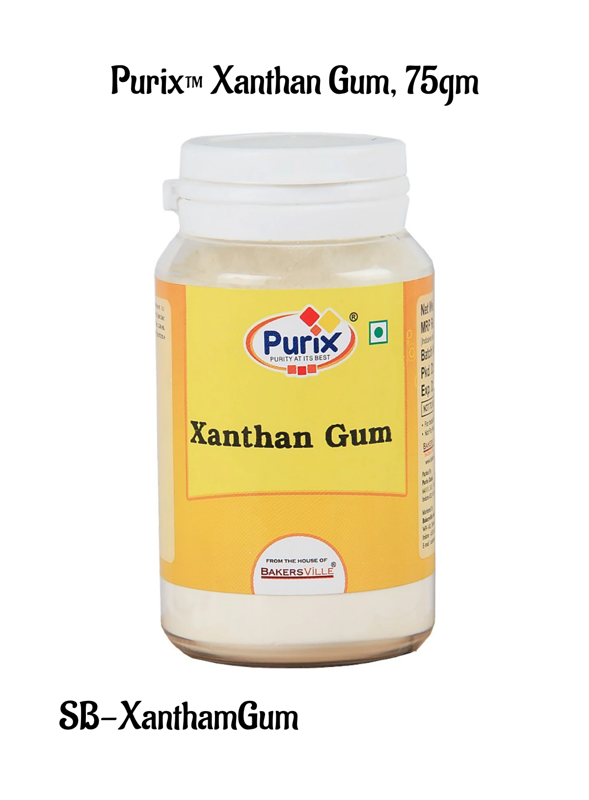 Purix Xantham Gum, 75gm(SB-XanthamGum)