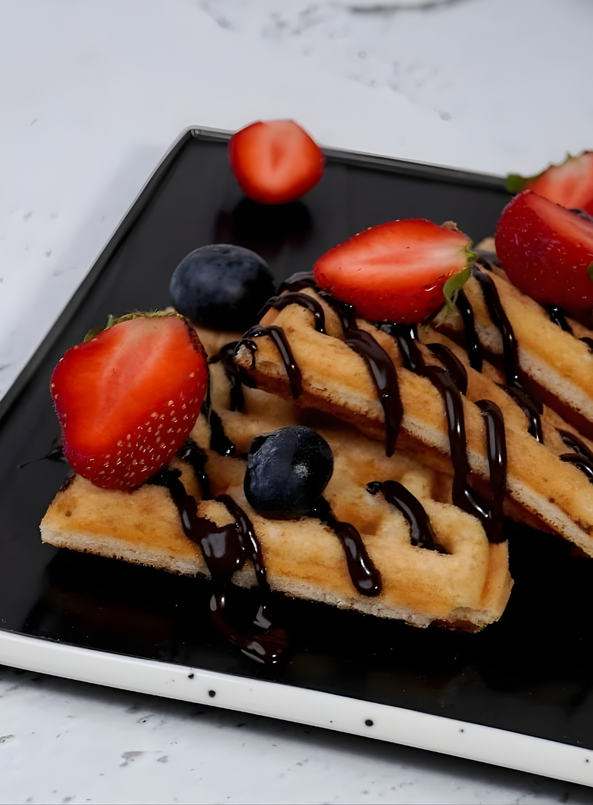 CAKE DECOR™ Chocoville Waffle Sauce Dark , 1 Kg (SB-BV-WS-D)