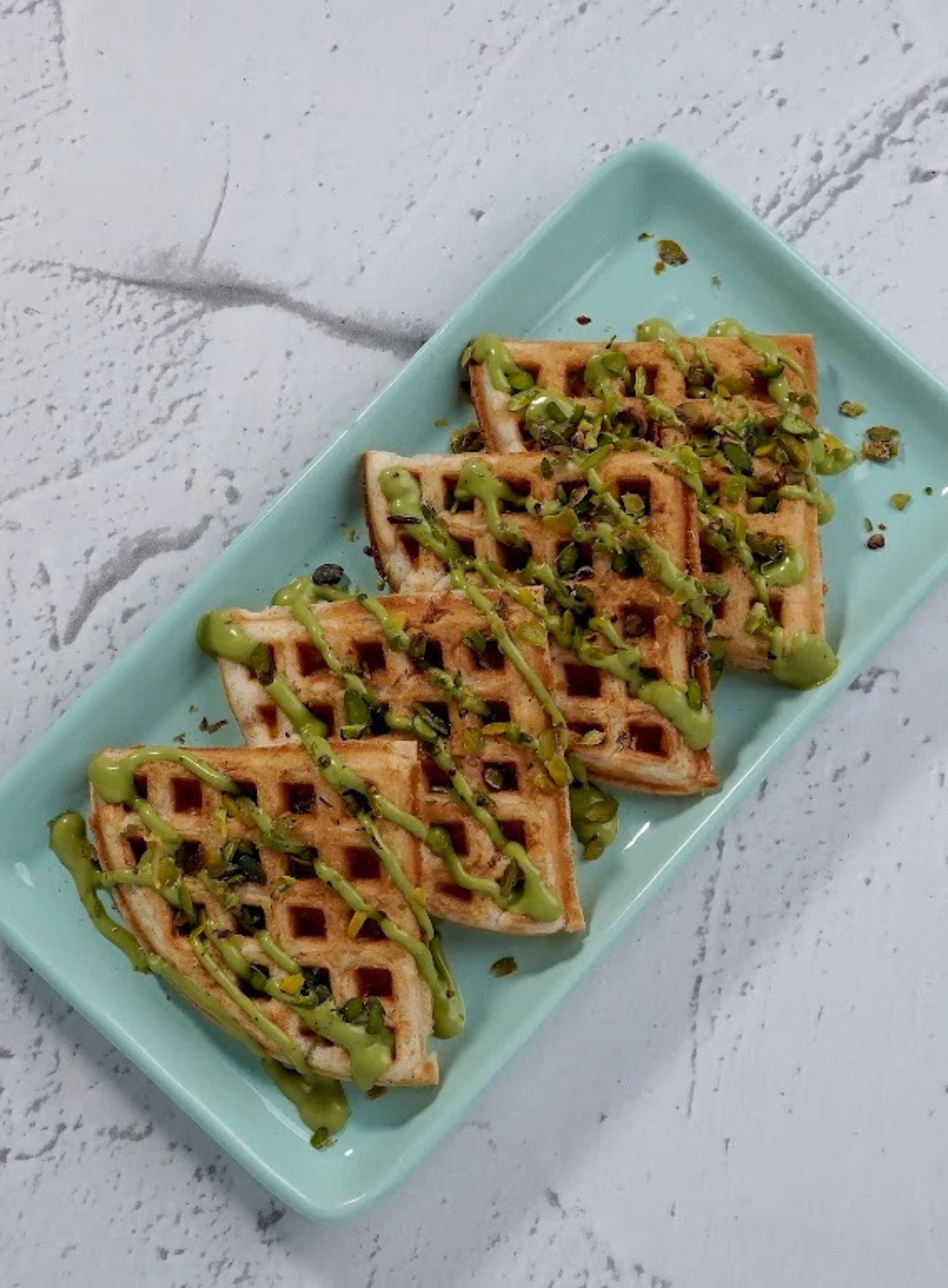 CAKE DECOR™ Chocoville Waffle Sauce Pista , 1 Kg (SB-BV-WS-P)